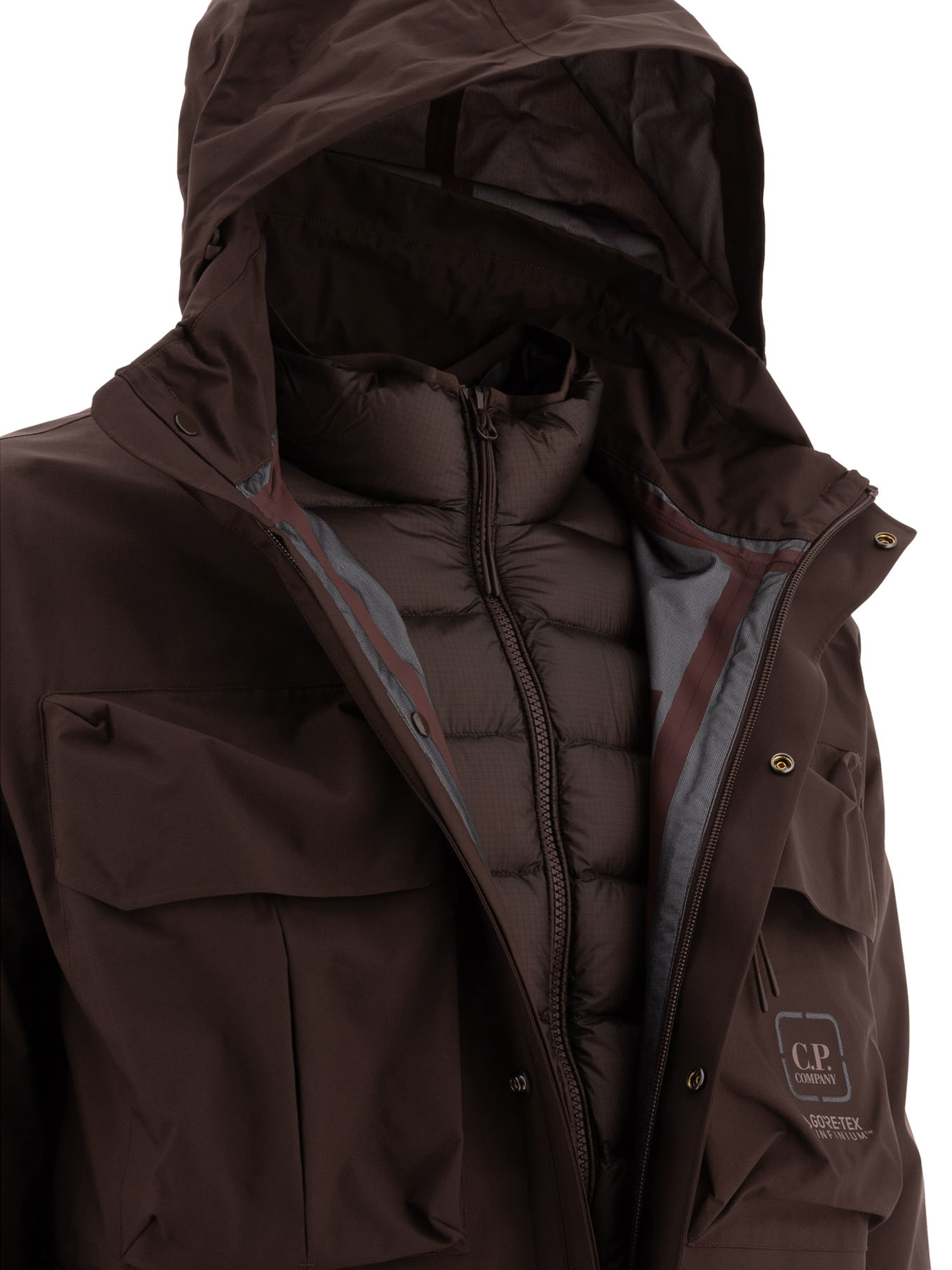 C.P. COMPANY Brown The Metropolis Series GORE-TEX INFINIUM™ jacket